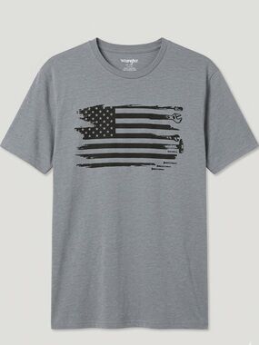 NEW Wrangler Men’s Short Sleeve Flag Graphic T-Shirt